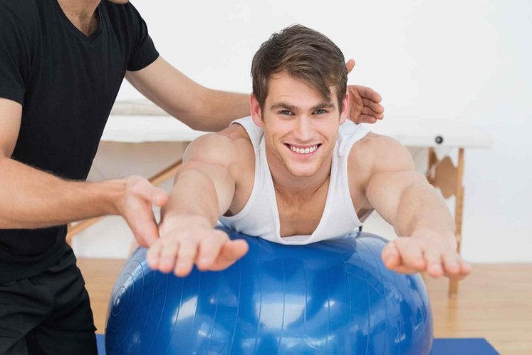 Fitball pratimai prostatitui gydyti